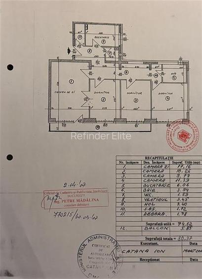 Vanzare apartament 4 camere | Dorobanti | etaj 2/8 | decomandat | 80mp utili | a - 24
