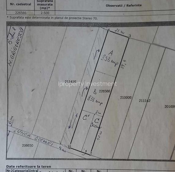 Teren Intravilan | Grigorescu | V5 UTR | deschidere 21 m | 1670mp | depozitare - 2