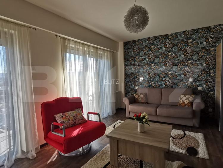 Apartament tip studio, 32 mp, complet mobilat, cu balcon, zona Piața 1 Mai - 2