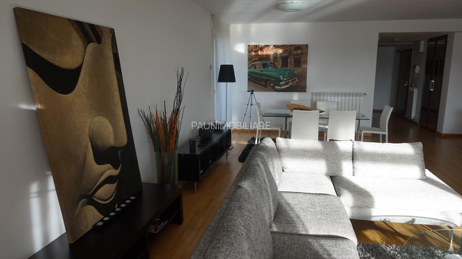 Apart. lux 3 camere,167mp cu vedere la lac+piscina,2 loc parcare,boxa Tancabesti - 12