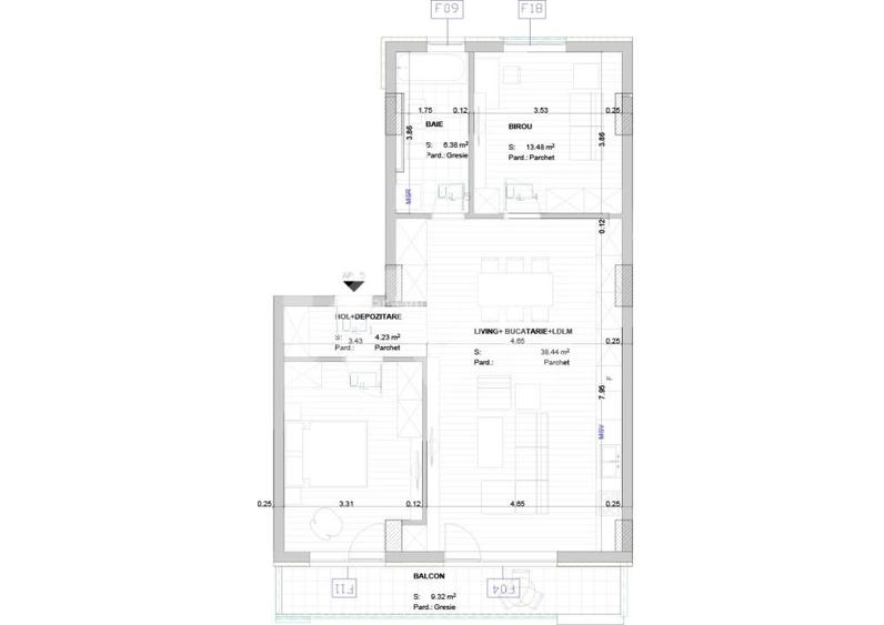 Apartament 3 camere I COMISION 0% I Predare 2026 - 16