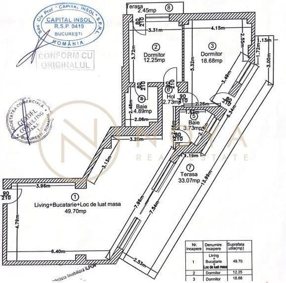 Apartament de vanzare de 3 camere in zona Pipera