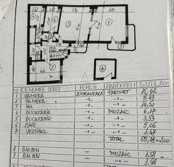 Apartament cu Potential | 3 Camere De Renovat | Grivita | Metrou - 20