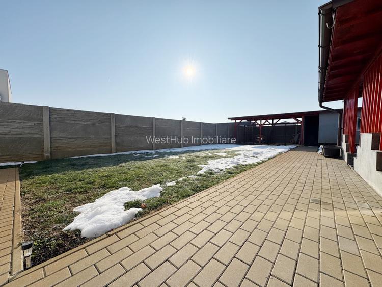 Duplex 3 camere 80mp utili+8mp terasa+anexe, 418mp teren, Mosnita Noua - 19