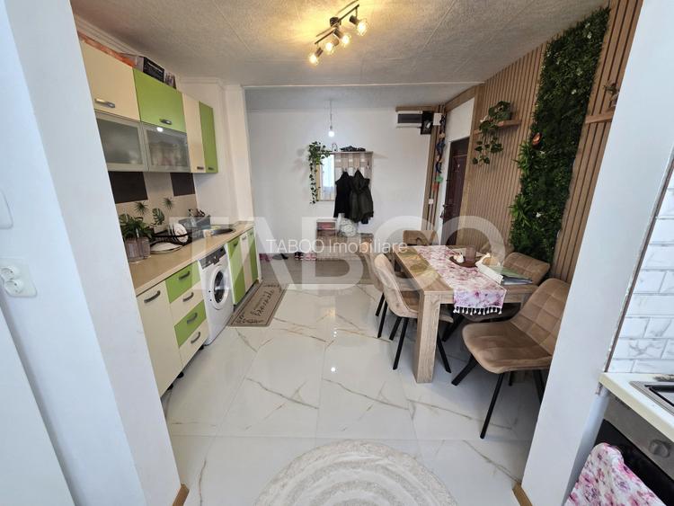 Apartament decomandat de vanzare mobilat pivnita Vasile Aaron Sibiu - 16