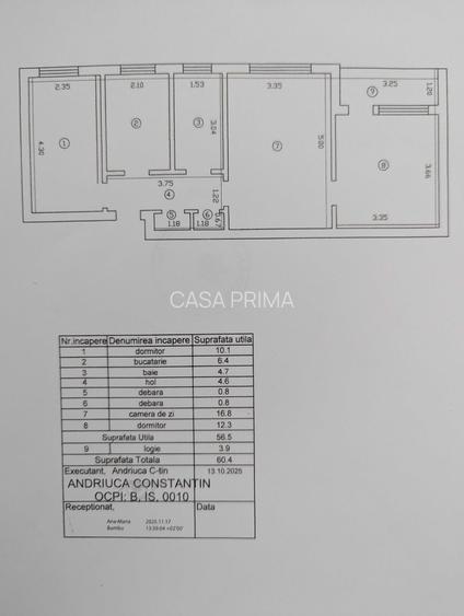 Apartament 3 camere Cantemir-Podu Ros, etaj 1, FARA RISC, renovat - 6