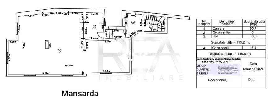 Casa de birouri de inchiriat 11 camere - 27