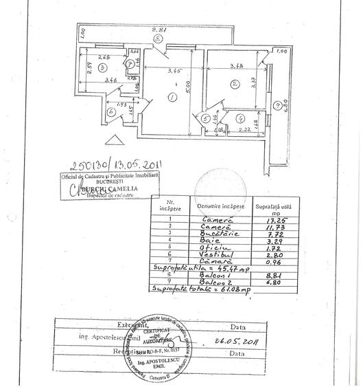 Vanzare doua camere, Sos. Giurgiului- Piata Progresul - 14