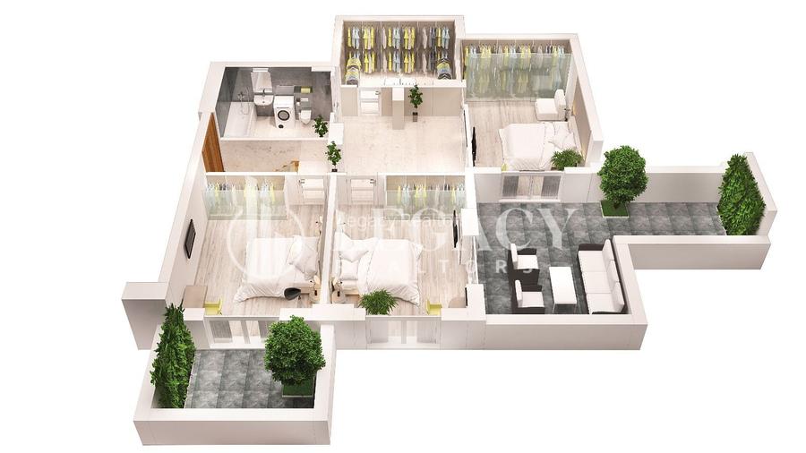 Vânzare - Penthouse zona Copou, 157.05 mp utili + 34.05 mp terasă - 4