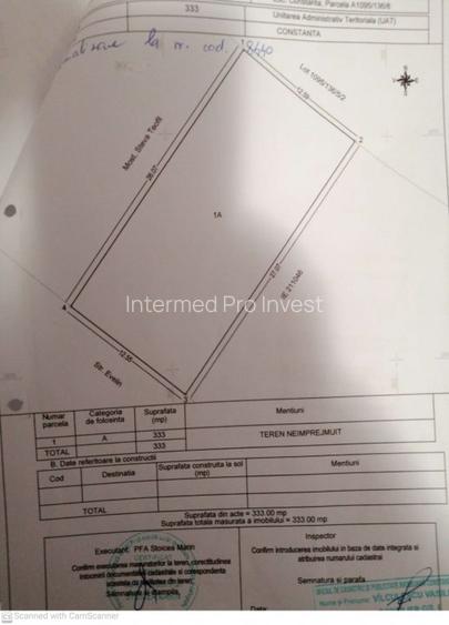 Ocazie!Km 5-Vila Cucoanei - -teren intravilan 333mp/12,56mp...0722/592247... - 2