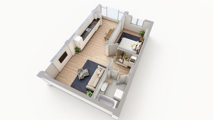 Apartament 2 camere Rond ERA, complex premium, lift, izolatie cu vata - 10