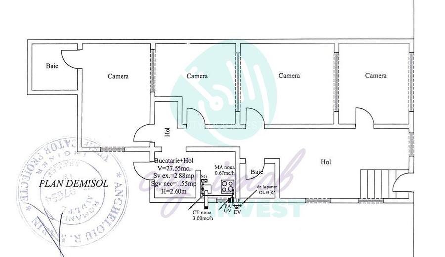 4 camere demisol | Acces stradal | Ideal sediu firmă - 3