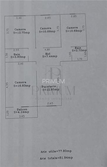 ARADULUI - 4 CAM - DECOMANDAT - 2 BAI - MOBILAT/UTILAT - ZONA DE INTERES- - 7