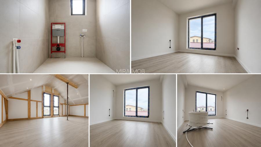 Vilă spațioasă P+E+M, 4 camere + mansardă open space, în complex privat - 11