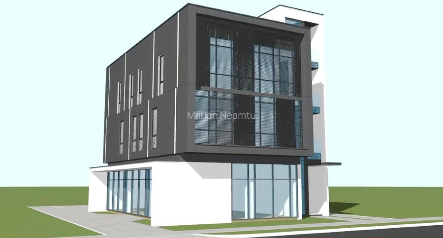 TEREN COMERCIAL CU AUTORIZAȚIE CONSTRUIRE SHOWROOM + BIROURI P+2E – MOȘNITA NOUA - 2