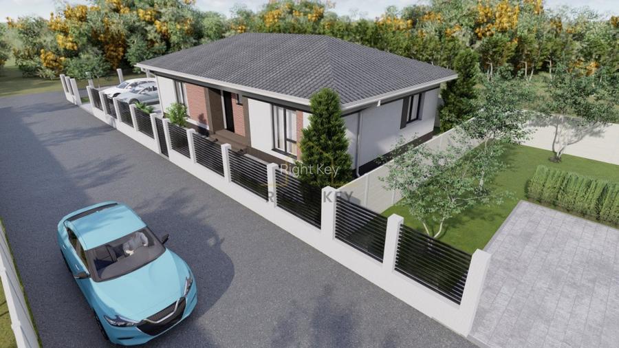 Nou! Casa parter 4 cam, 100mpu, 400mpt, toate utilitatile, placa! - 4