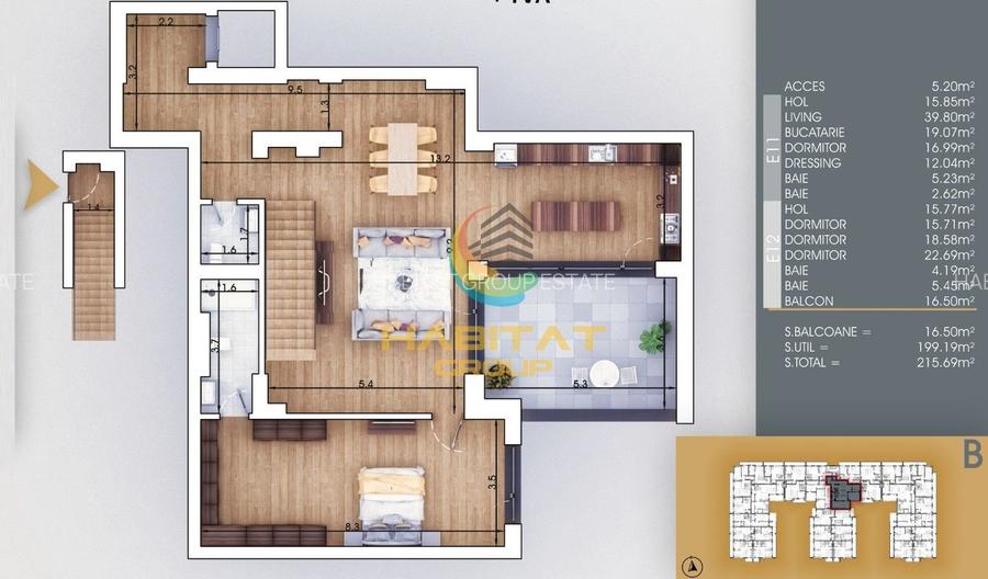 Titan 5 camere tip duplex 215 mp la 8 minute metrou N.Teclu - 2