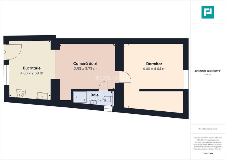 Apartament modern cu 2 camere la curte comună - 15