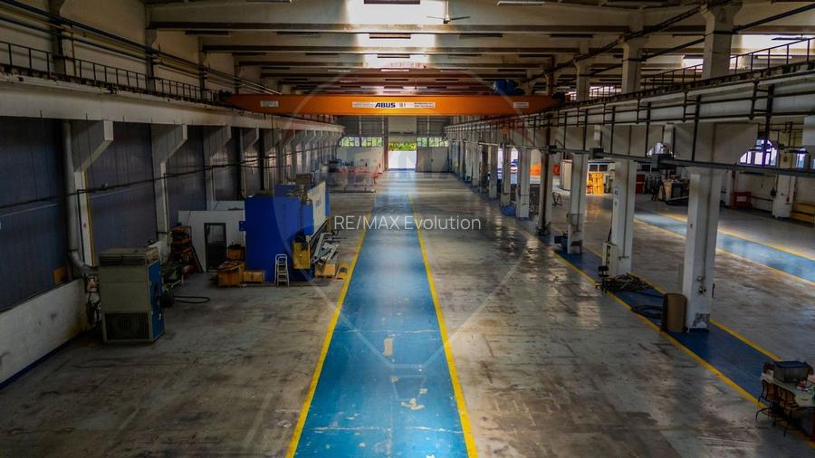 2 tronsoane hala |2 poduri rulante 10/18 T, Parcare, Productie\depozit - 6