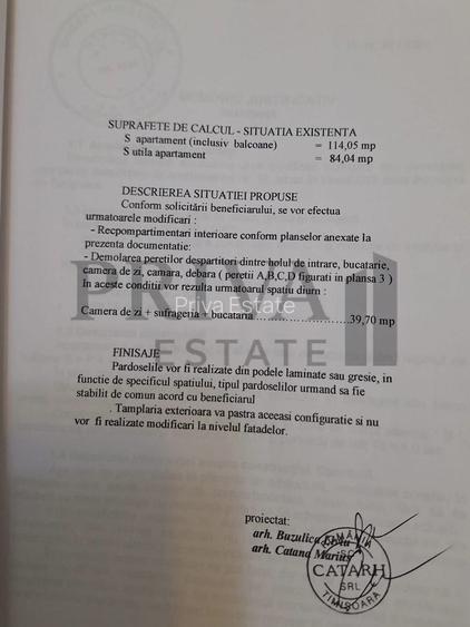 Apartament 4 camere, 2 bai, 2 balcoane, centrala - 2