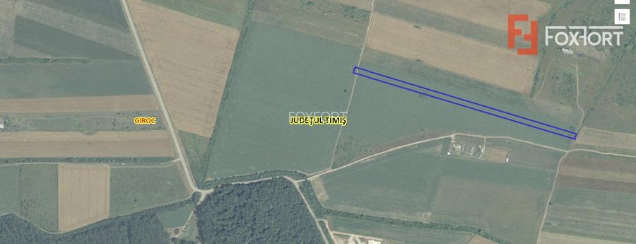 COMISION 0% Teren Extravilan 10.000 mp, Front 15,6ml, Langa Padurea Giroc - 4