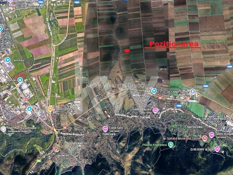 Teren extravilan in Sacele-3500mp, Comision cumparator 0% - 2