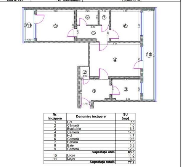 Apartament 3 Camere Baba Novac, Sector 3 - 4