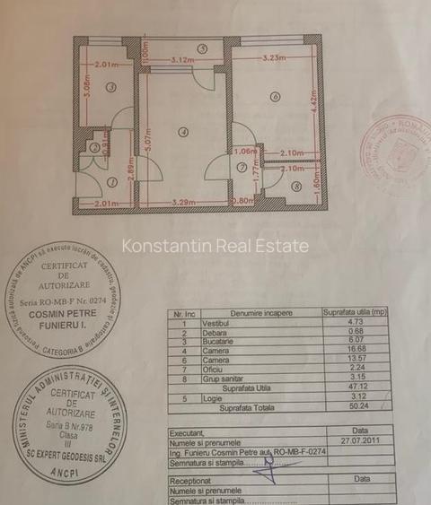 2 Camere | 2 min Metrou Râul Doamnei | 50 mp | Bloc Reabilitat | Et. 8/10 - 7