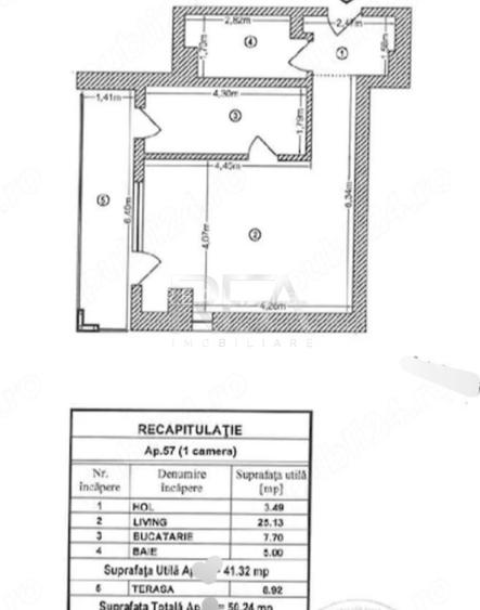 Garsoniera, 7/8, bloc 2019, 50,24 mp-Bdul Valea Larga-Doftanei Residence - 9