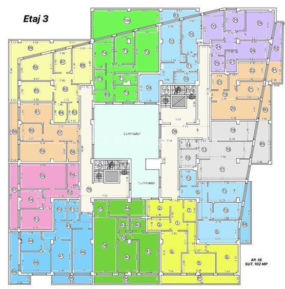 Tomis Nord/Carrefour - Vanzare apartament cu 3 camere, bloc nou. - 3