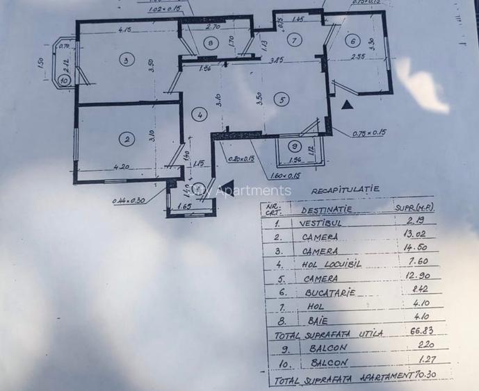 Apartament 3 camere  Eminescu Icoanei - 37