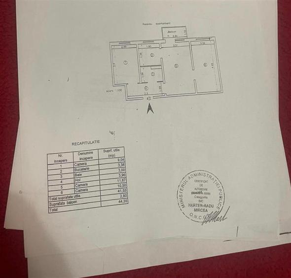 Apartament 3 Camere Etaj Intermediar Tatarasi