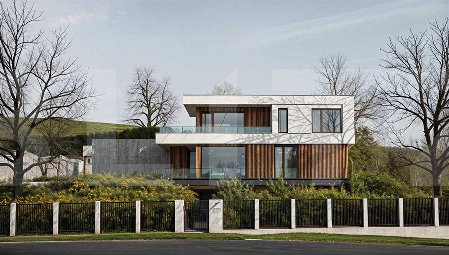 Teren 780 mp cu proiect autorizat P+E, front 38 m, zona Sungarden – Baciu
