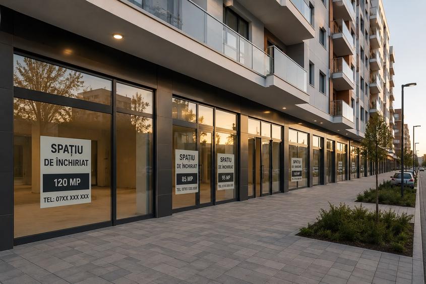 SPAȚII COMERCIALE DE VÂNZARE ȘI ÎNCHIRIERE – DE LA 30 MP LA 2.300 MP