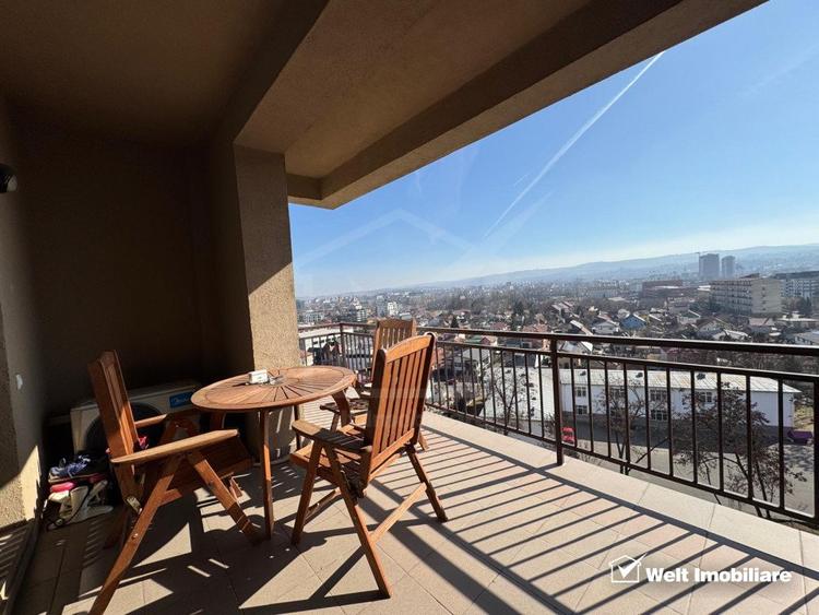 Apartament 3 camere, ultrafinisat, mobilat si utilat, panorama unica !
