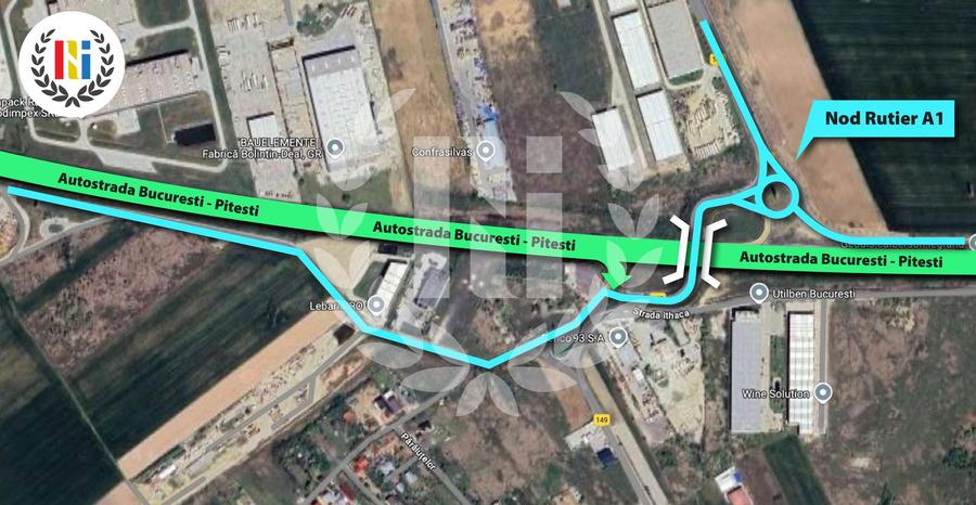 Teren Industrial Hale | A1 Bolintin Deal | București-Pitești Km 25