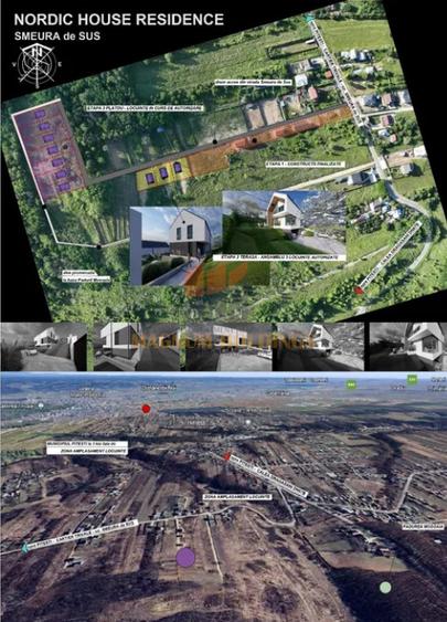 Teren cu autorizatie si proiect de construire, utilitati, Smeura