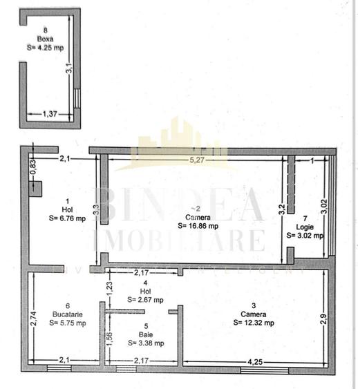 Apartament 2 camere Bld Cetatii, etaj intermediar 51mp utili - 10