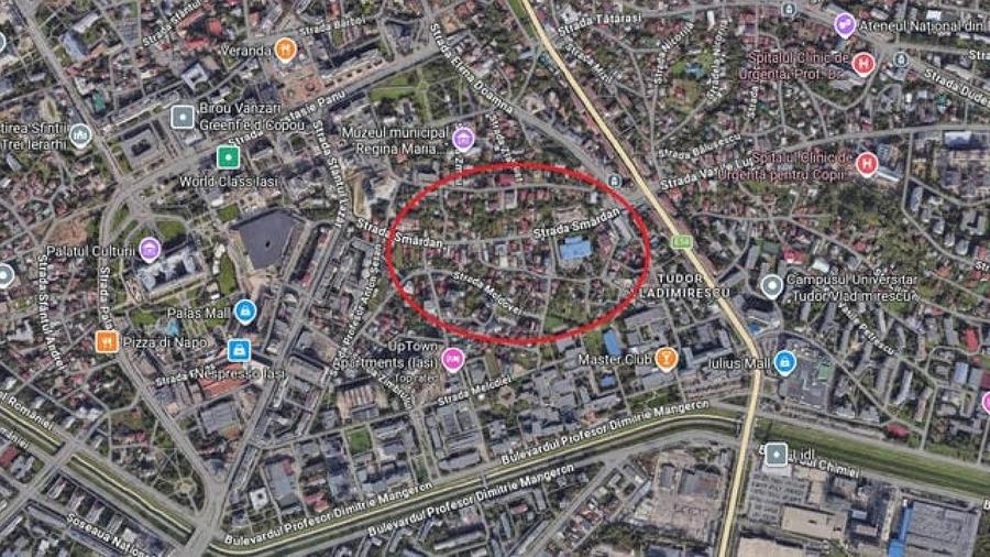 Iasi, Bloc S+P+4, 2500 MP, Mall Palas