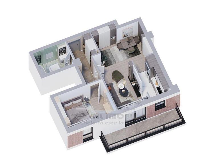 Apartament 2 camere, 59 mp, Galata, Comision 0%