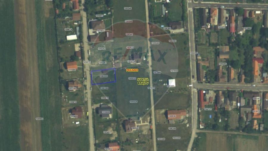 Teren intravilan 609 mp | Împrejmuit | Branșat la utilități | Prejmer