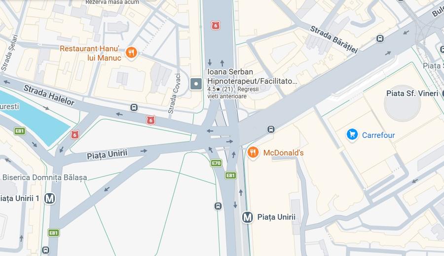 Piata Unirii, spatiu comercial stradal, vad comercial excelent