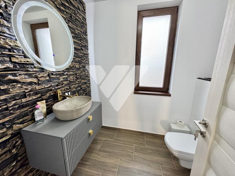 Casa moderna mobilata 4 camere, teren 235 mp de vânzare Tălmaciu Sibiu