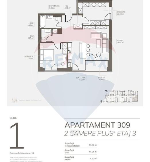 Apartament 2 camere cu dressing | Welmont by ROKMAN