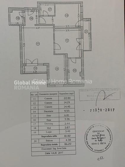 Apartament 3 camere 82MP | Baneasa | Loc de parcare | Terasa | Mobilat si utilat - 11