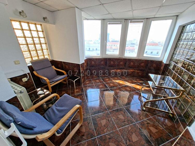 Unirii duplex mobilat, cu sauna si terasa inchisa