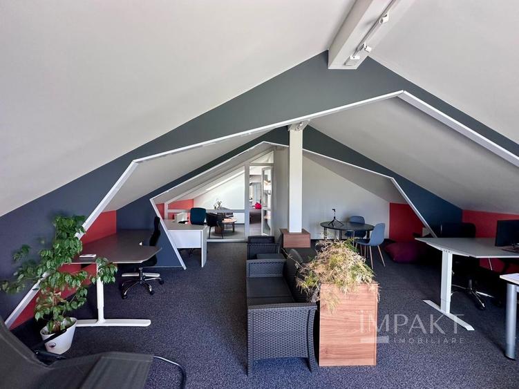 Spatiu office modern cu terase si parcari | 250 mp
