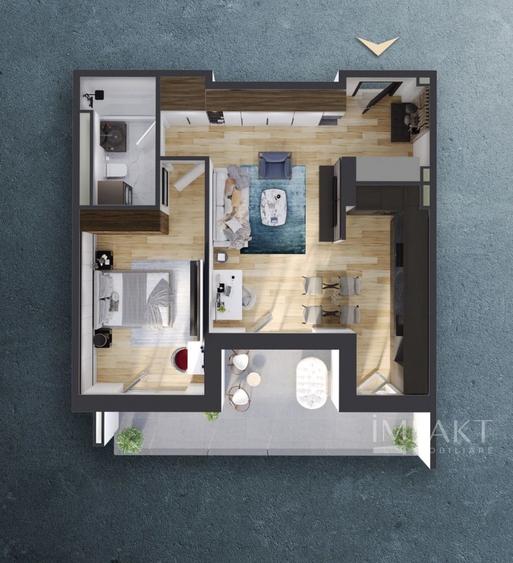 Apartament semidecomandat în ansamblu nou!