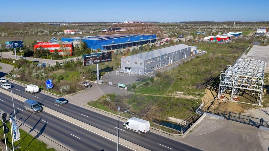 Spațiu Industrial, hala, birouri si teren generos expunere la centura - 3
