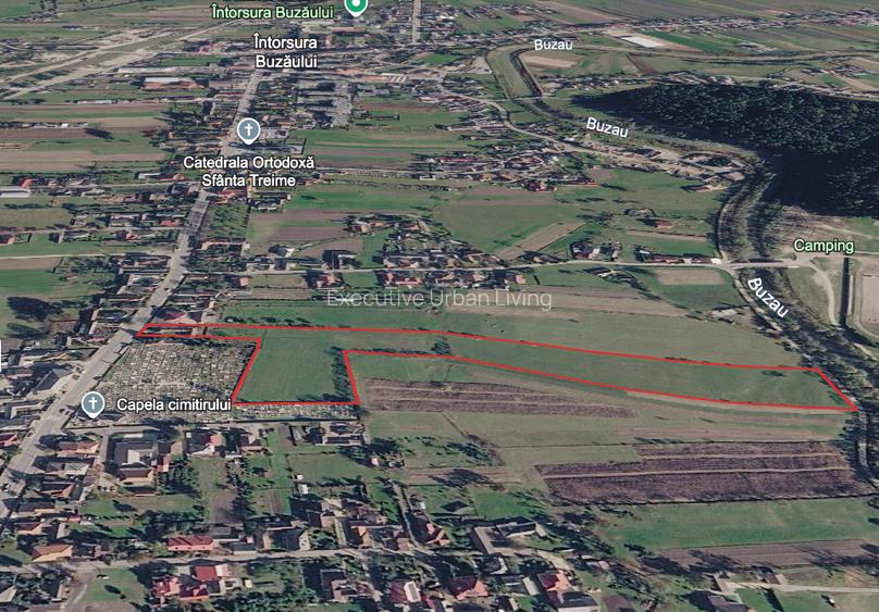 Teren pentru dezvoltare 22.631 mp | Central, Întorsura Buzăului | Acces la râu - 2